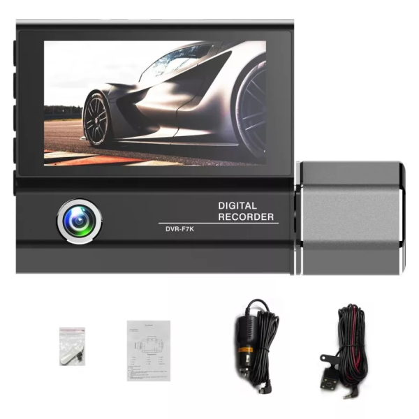 Camara de video auto Hd 1080p +3 camara - Imagen 2